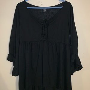 Plus size babydoll top